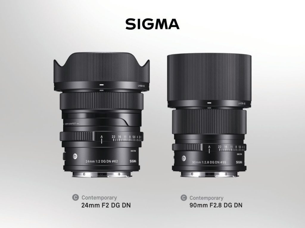 SIGMA 90mm F2.8 DG DN Contemporary i SIGMA 24mm F2 DG DN Contemporary